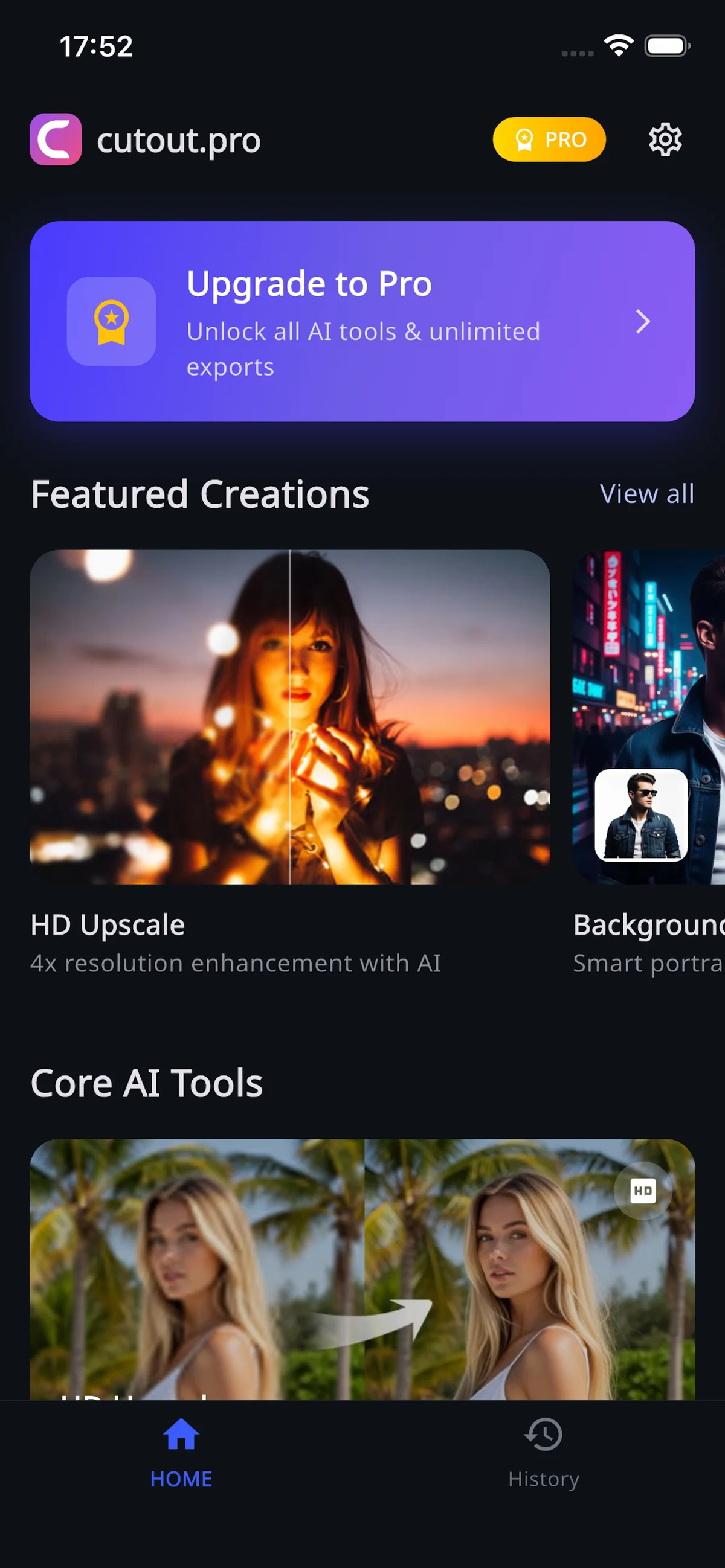 Cutout.Pro 的 App Store 应用预览截图（apps.apple.com）