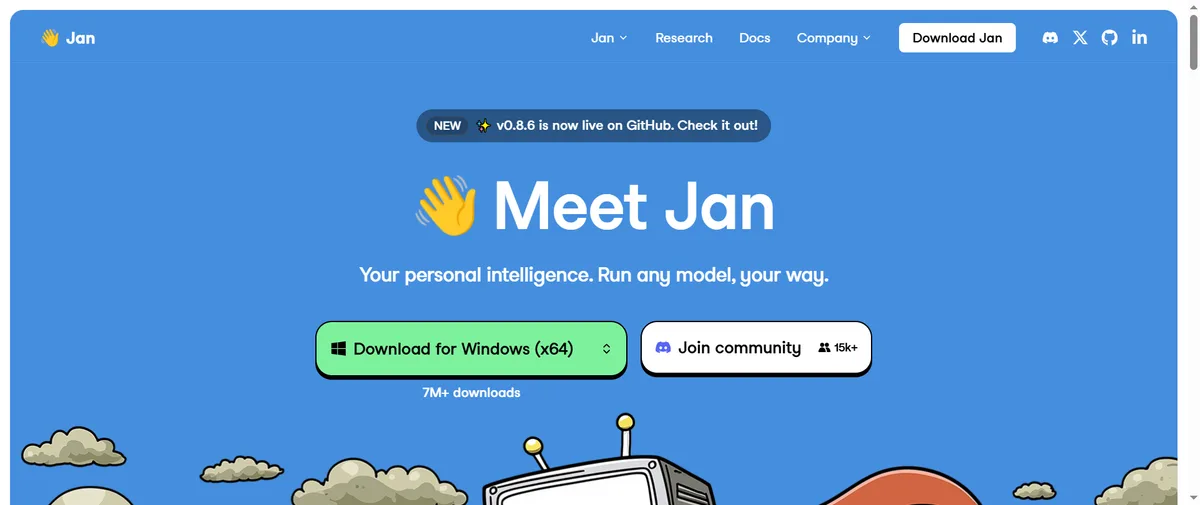 Jan官网首页（jan.ai）